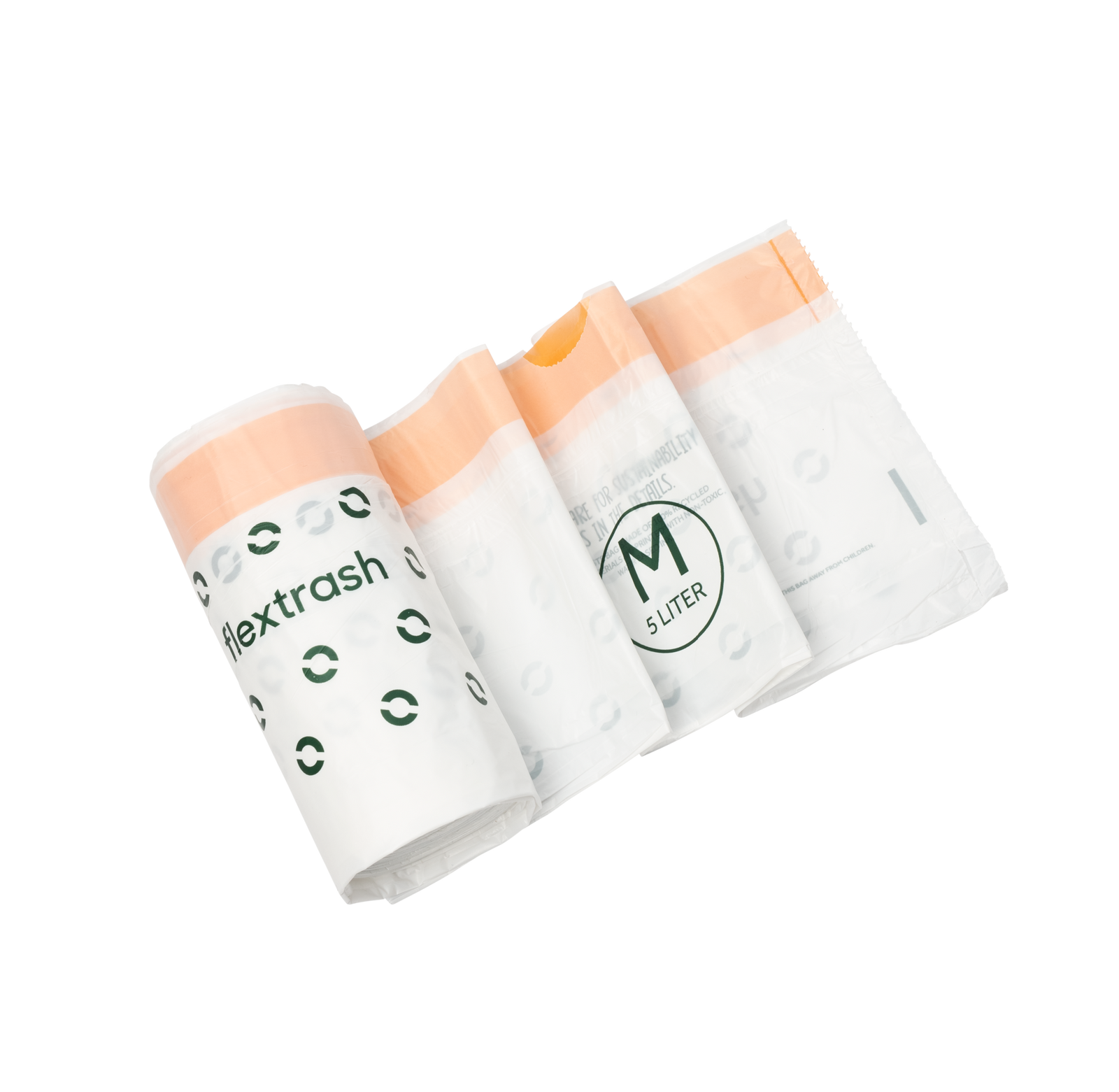 Flextrash Bio bags [30 Stuks] [3L, 5L of 9L) Flextrash